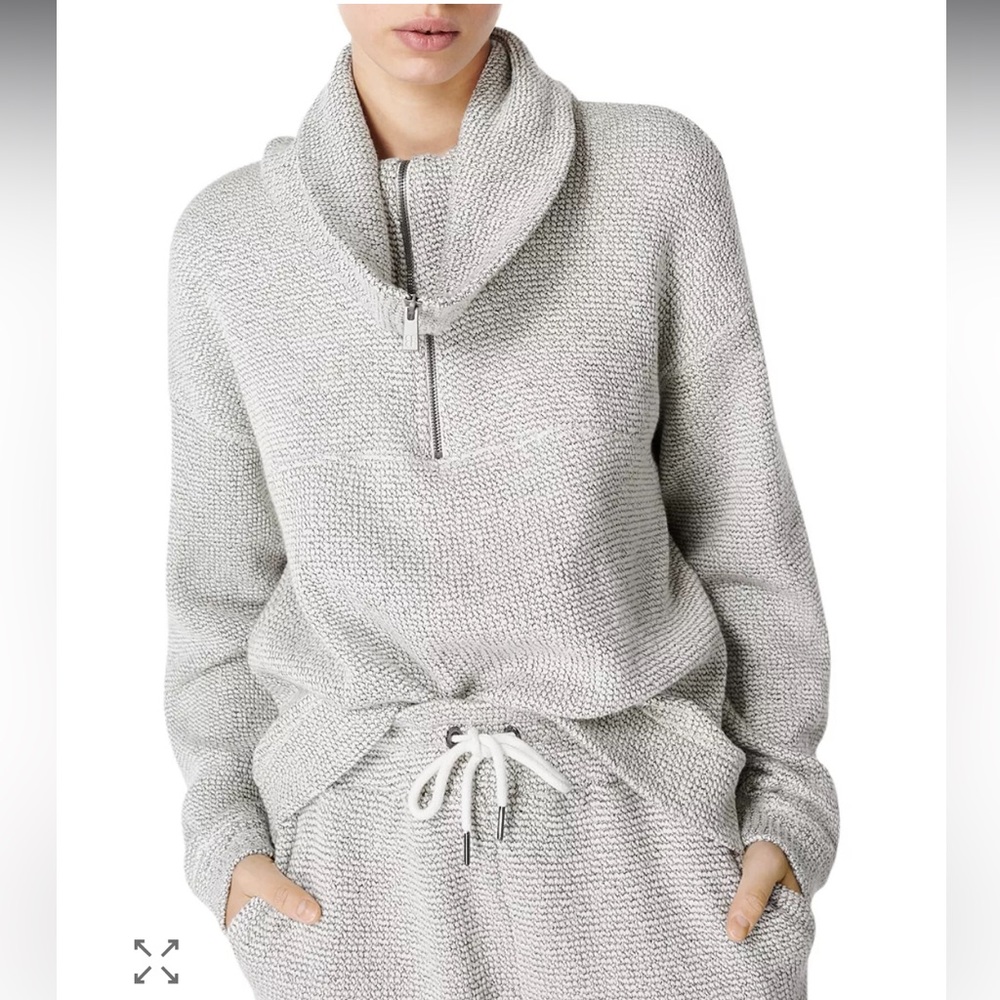 Sweaty Betty Restful Boucle Half Zip Sweatshirt